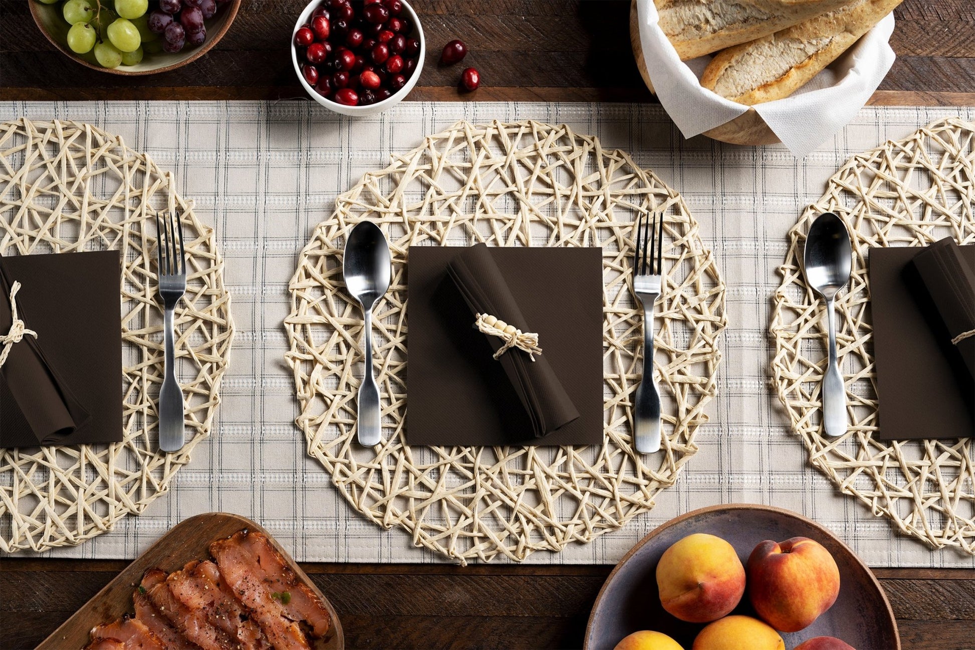 Disposable Linen-Feel Luncheon Napkins | Airlaid Paper, 13"X13", 100-Pack - Naptec Paper - Servietto