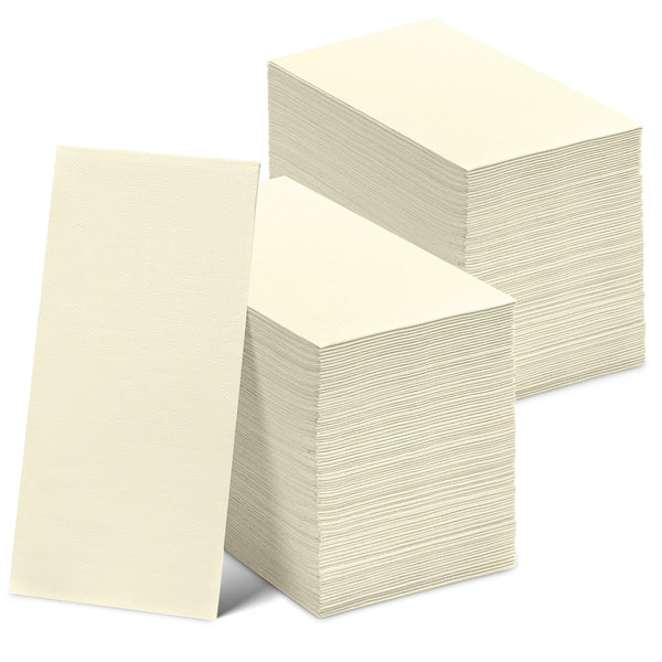 NP-3PGT-CREM-300, cream 3-ply disposable guest towels 