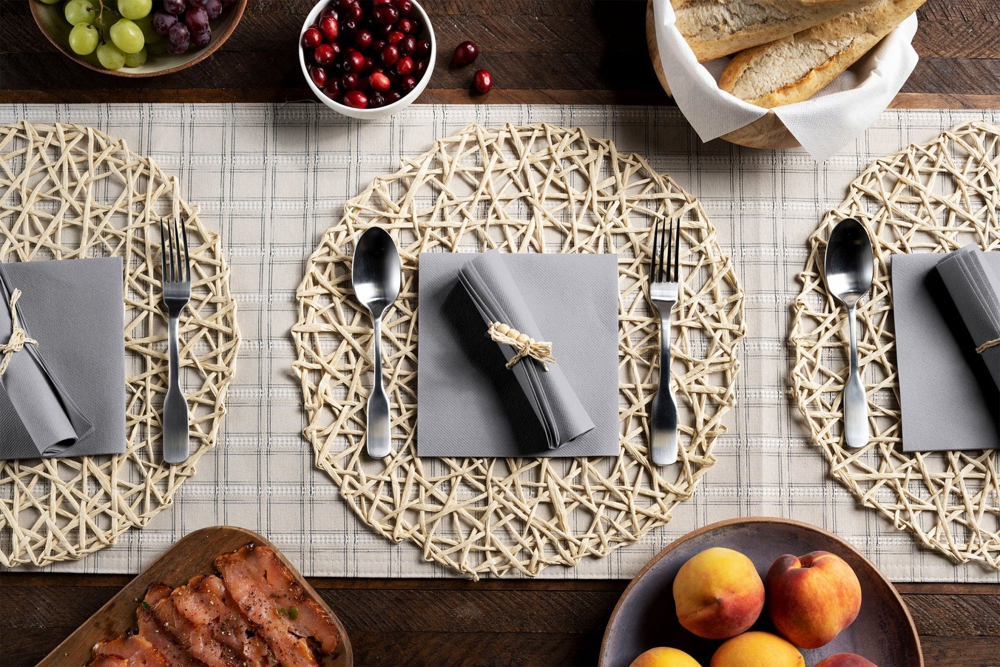 Disposable Linen-Feel Luncheon Napkins | Airlaid Paper, 13"X13", 100-Pack - Naptec Paper - Servietto