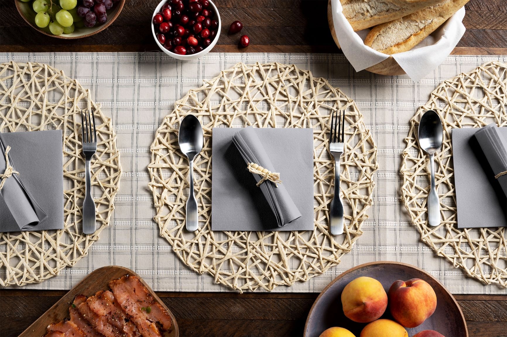 Disposable Linen-Feel Luncheon Napkins | Airlaid Paper, 13"X13", 100-Pack - Naptec Paper - Servietto