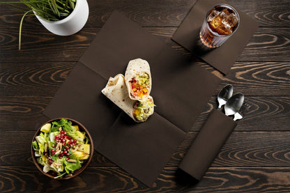Disposable Linen-Feel Luncheon Napkins | Airlaid Paper, 13"X13", 100-Pack - Naptec Paper - Servietto