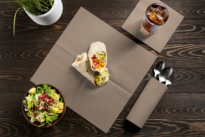 Disposable Linen-Feel Luncheon Napkins | Airlaid Paper, 13"X13", 100-Pack - Naptec Paper - Servietto