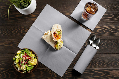 Disposable Linen-Feel Luncheon Napkins | Airlaid Paper, 13"X13", 100-Pack - Naptec Paper - Servietto