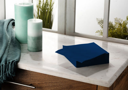 Disposable Linen-Feel Luncheon Napkins | Airlaid Paper, 13"X13", 100-Pack - Naptec Paper - Servietto