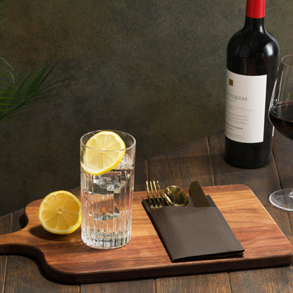 Disposable Linen-Feel Dinner Pocket Napkins | Airlaid Paper, 12"x16" - Naptec Paper - Servietto