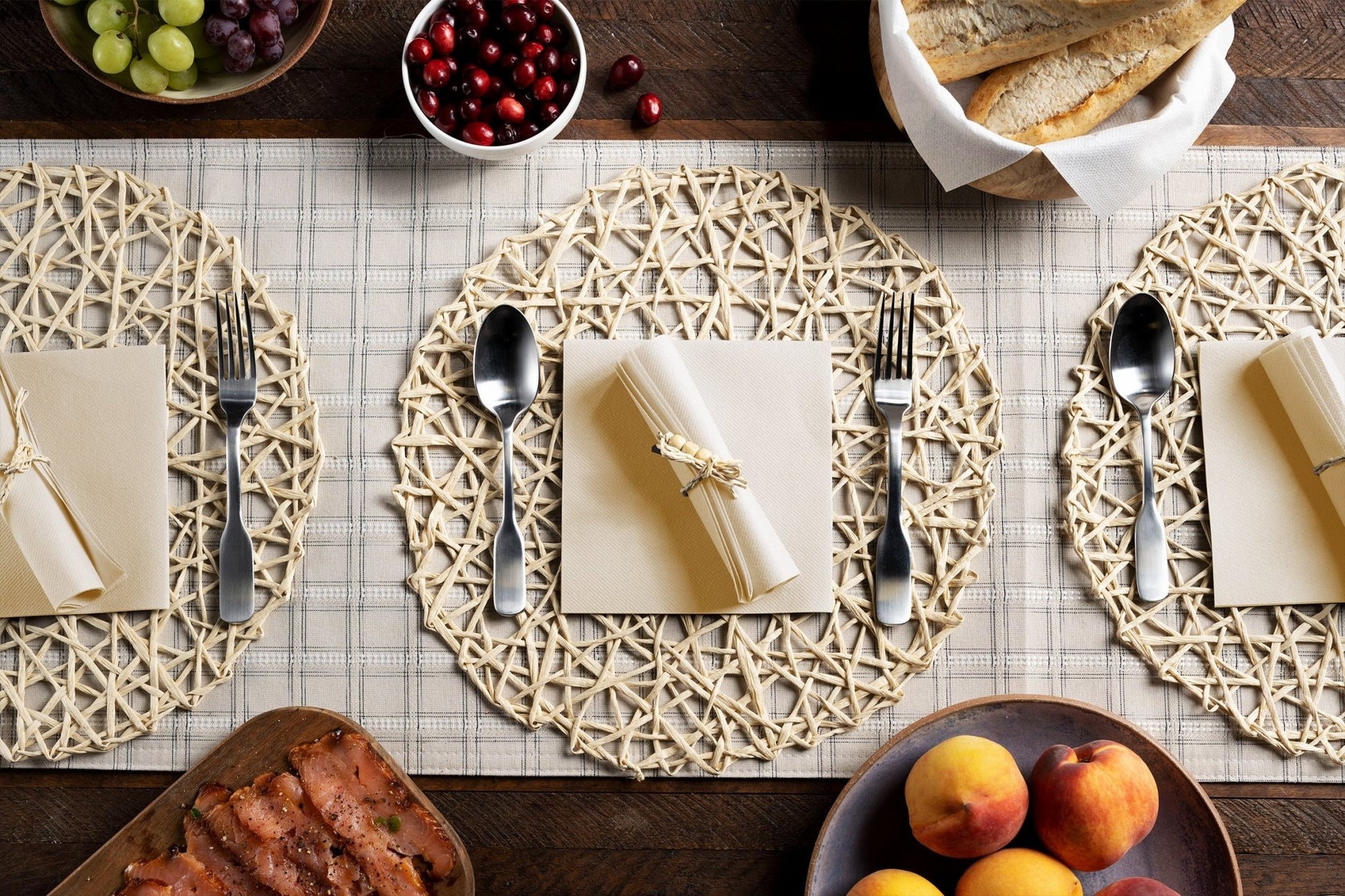 Disposable Linen-Feel Luncheon Napkins | Airlaid Paper, 13"X13", 100-Pack - Naptec Paper - Servietto