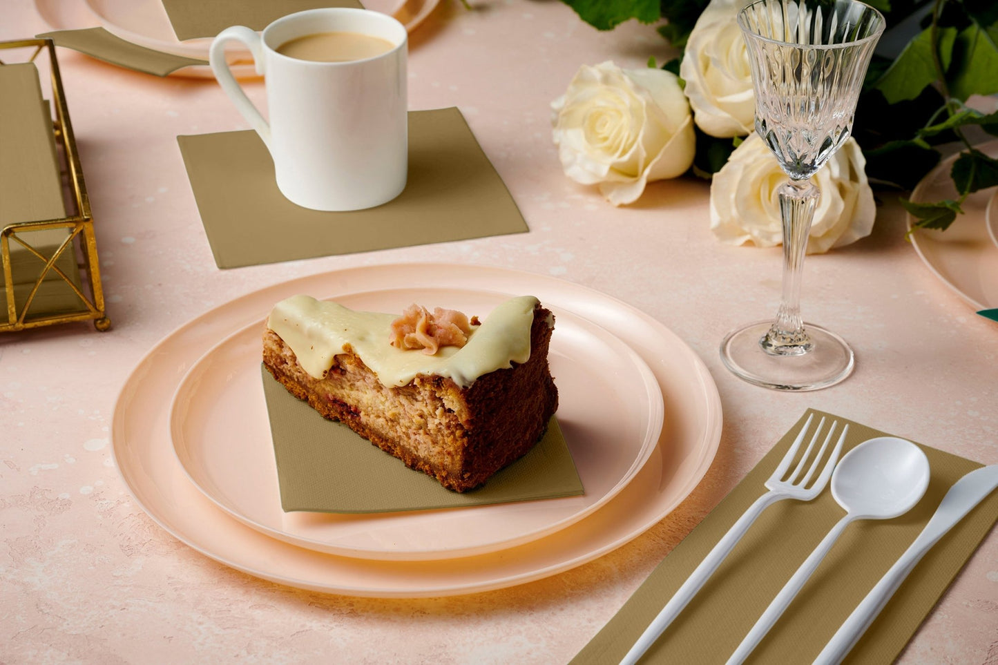 Naperee - Disposable Quilted Luncheon Napkins | 13"X13" - Naptec Paper - Naperee