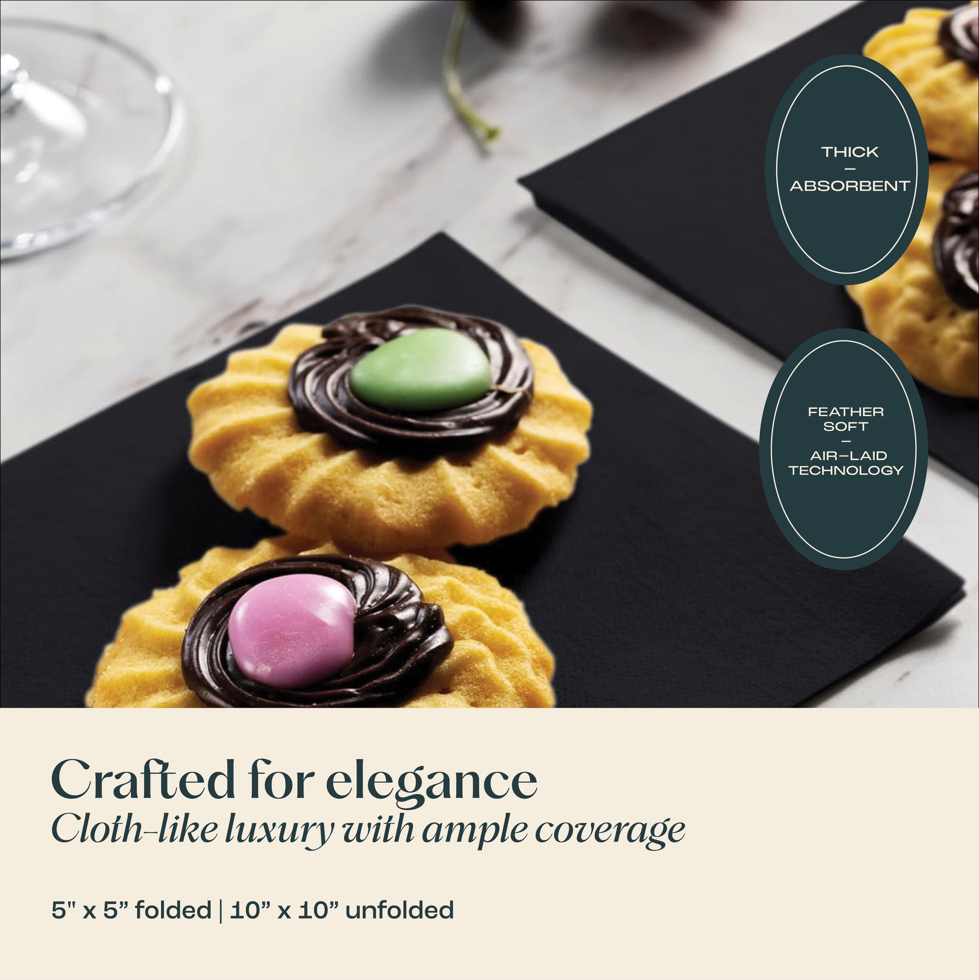 all, disposable linen-feel napkins cloth like luxury