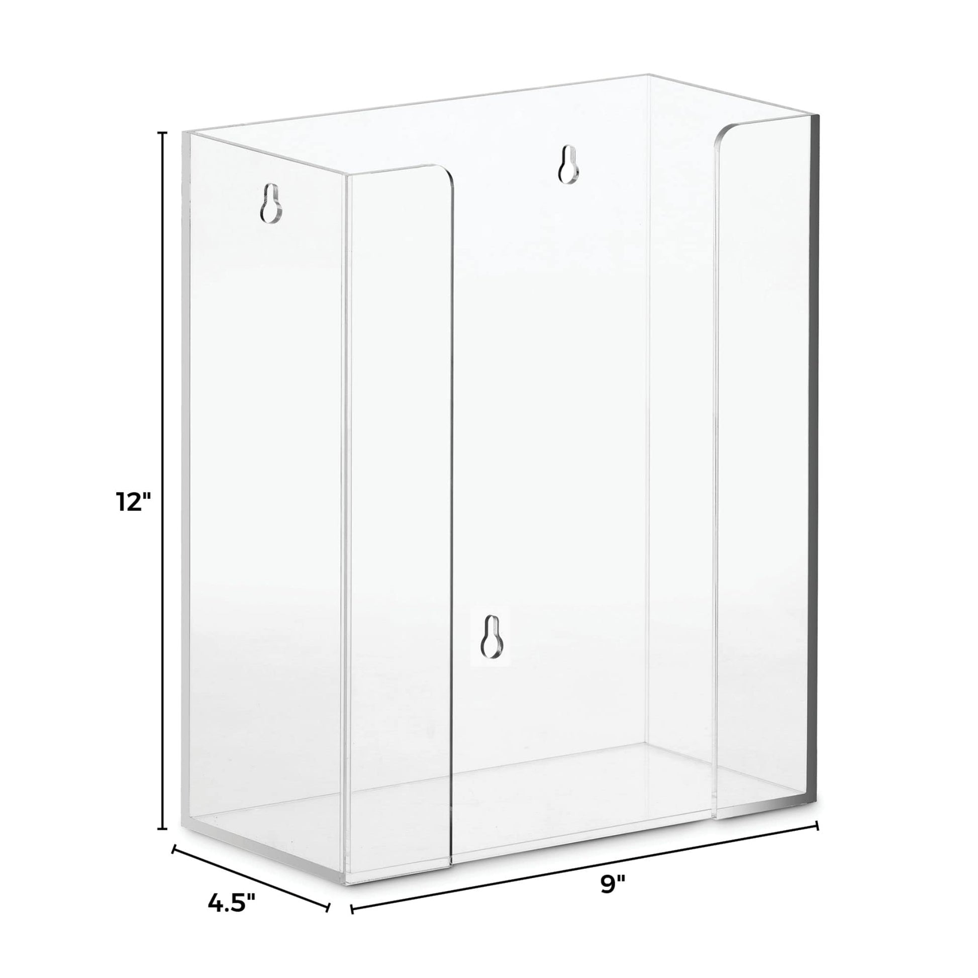 Guest Towel Holder, | Clear Acrylic | 9.25" x 5.75" x 8"H - Naptec Paper - BloominGoods