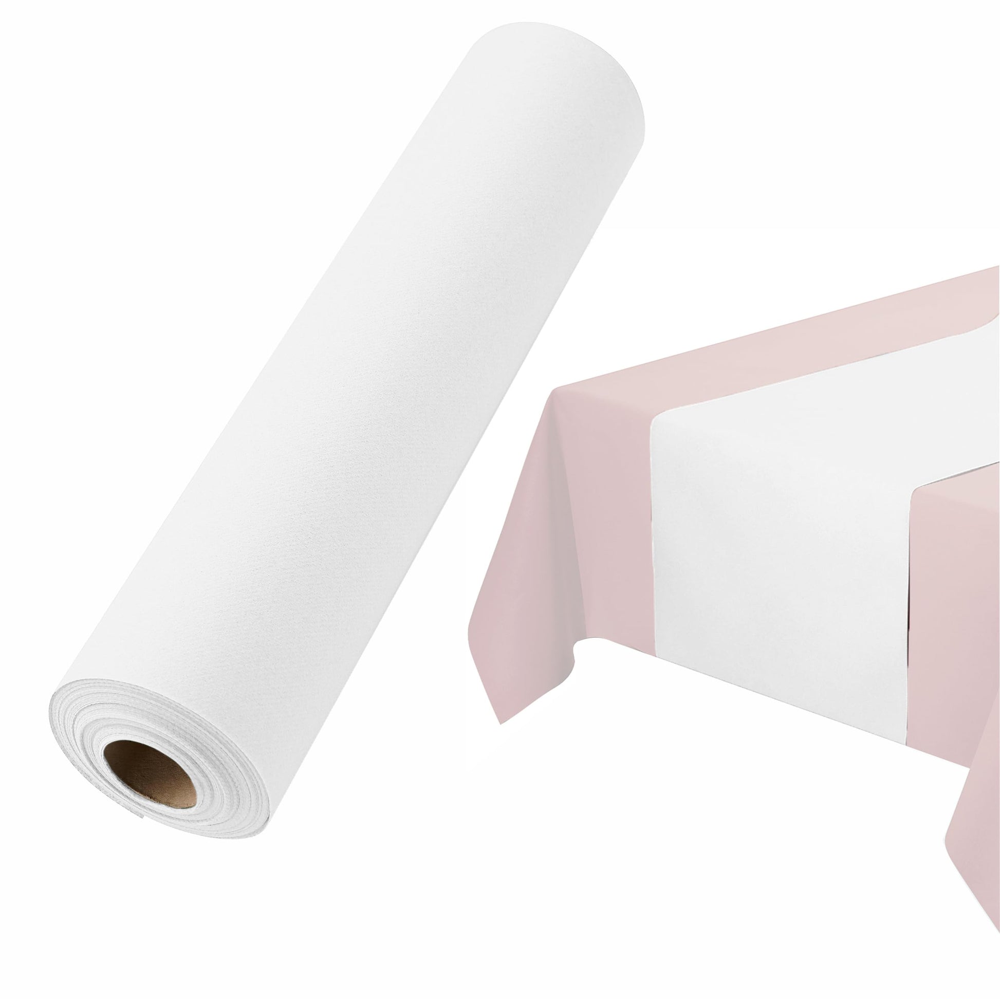 Disposable Airlaid Paper Table Runner | 16" W x 80' L (48" perforations) - Naptec Paper - BloominGoods