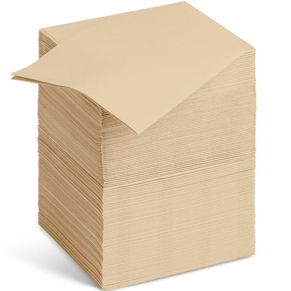 Disposable Linen-Feel Luncheon Napkins | Airlaid Paper, 13"X13", 100-Pack - Naptec Paper - Servietto