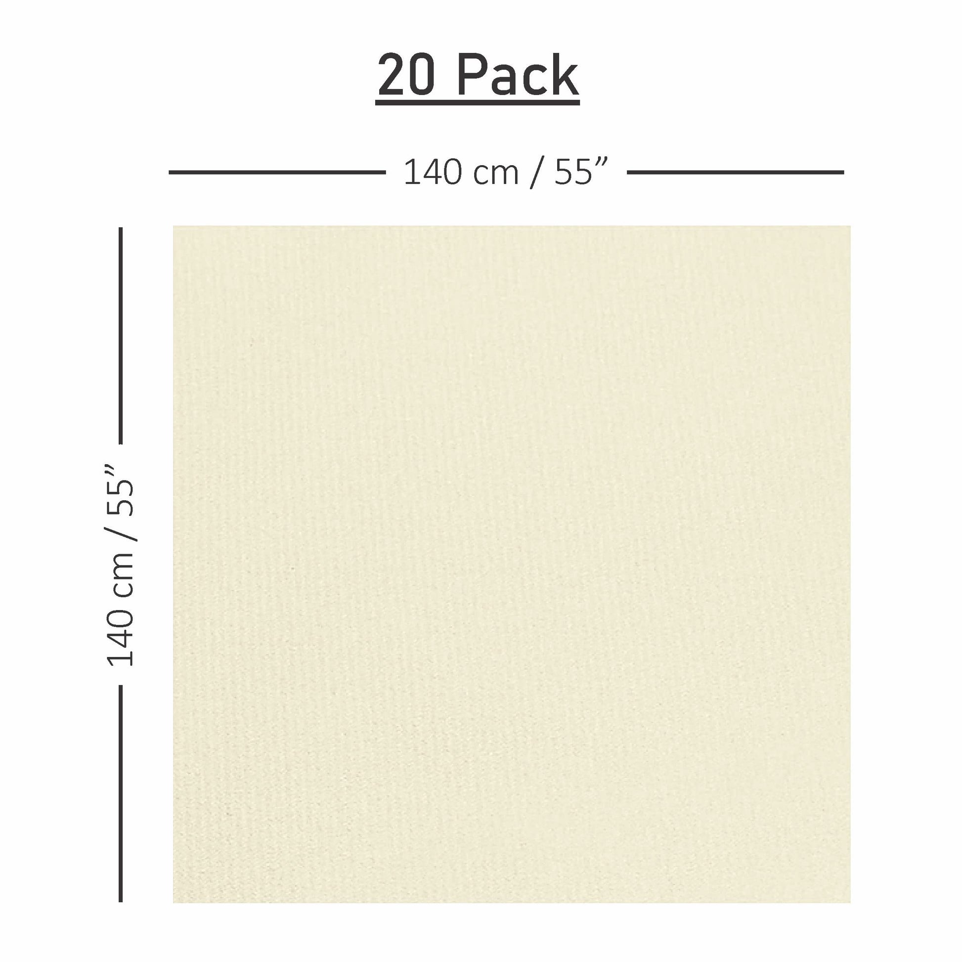 Disposable Linen-Like Folded Table Cloths - Airlaid Paper - Naptec Paper - Servietto