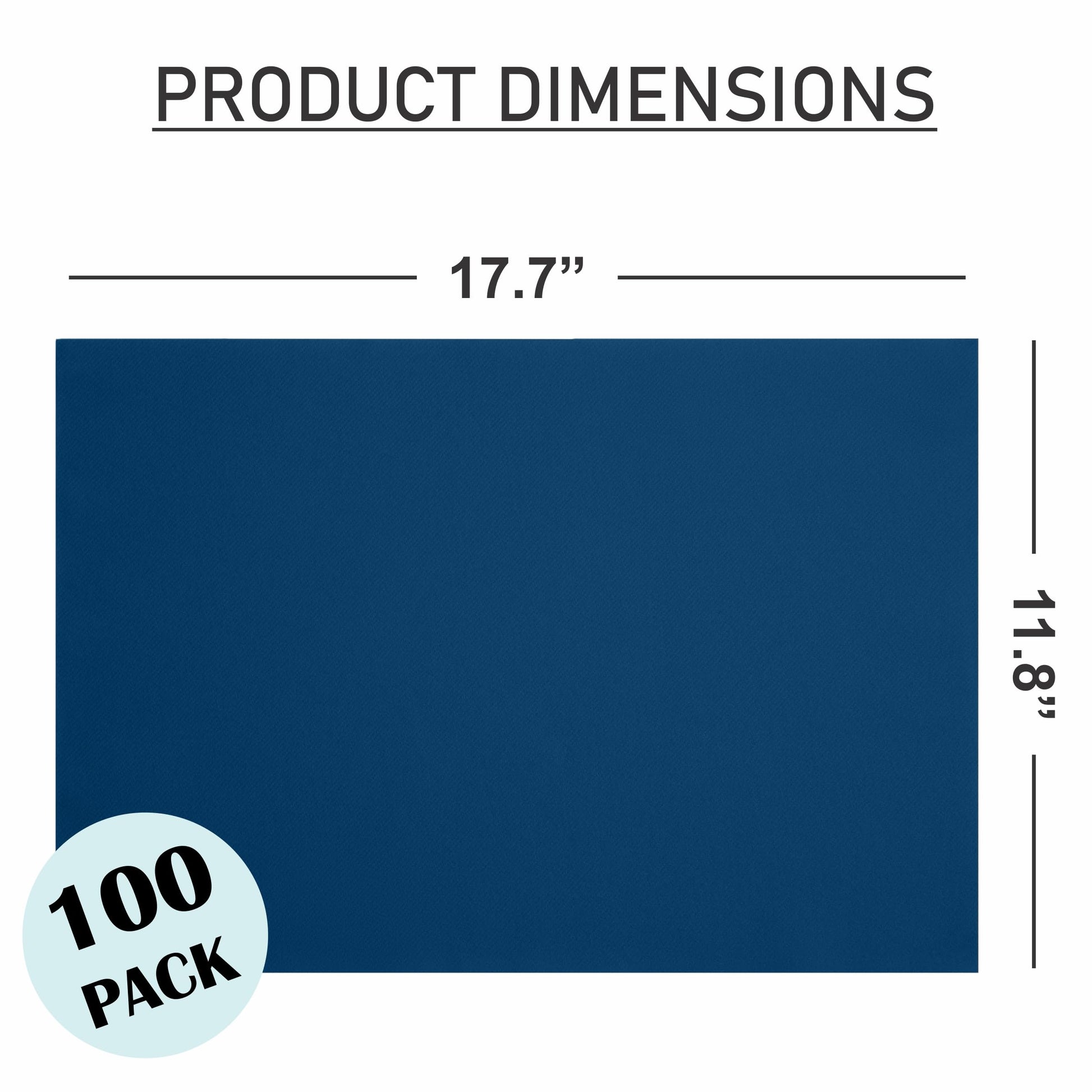 Disposable Linen-Feel Placemats| Airlaid Paper, 12"x18", 100-Pack - Naptec Paper - Servietto
