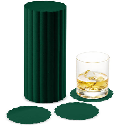 Disposable Linen-Feel Coasters | Airlaid Paper, 3.5", 500-Pack - Naptec Paper - BloominGoods