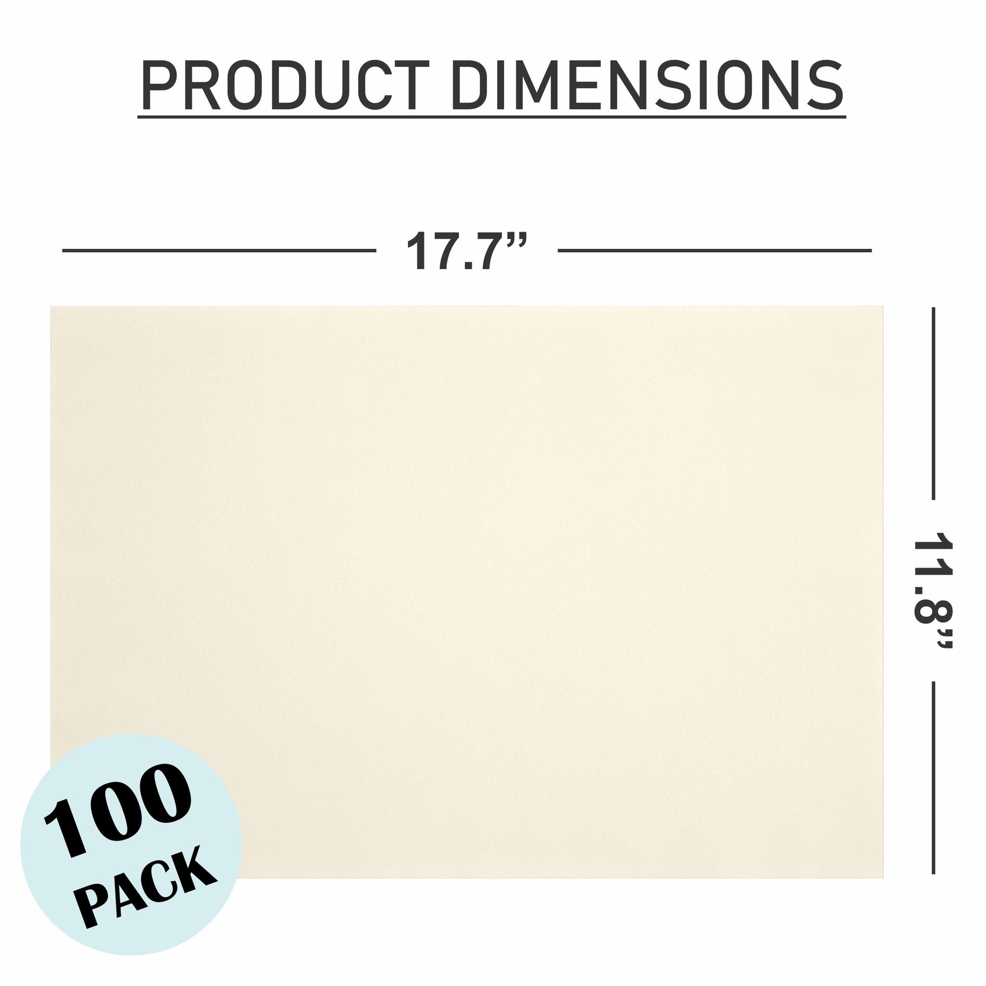 Disposable Linen-Feel Placemats| Airlaid Paper, 12"x18", 100-Pack - Naptec Paper - Servietto
