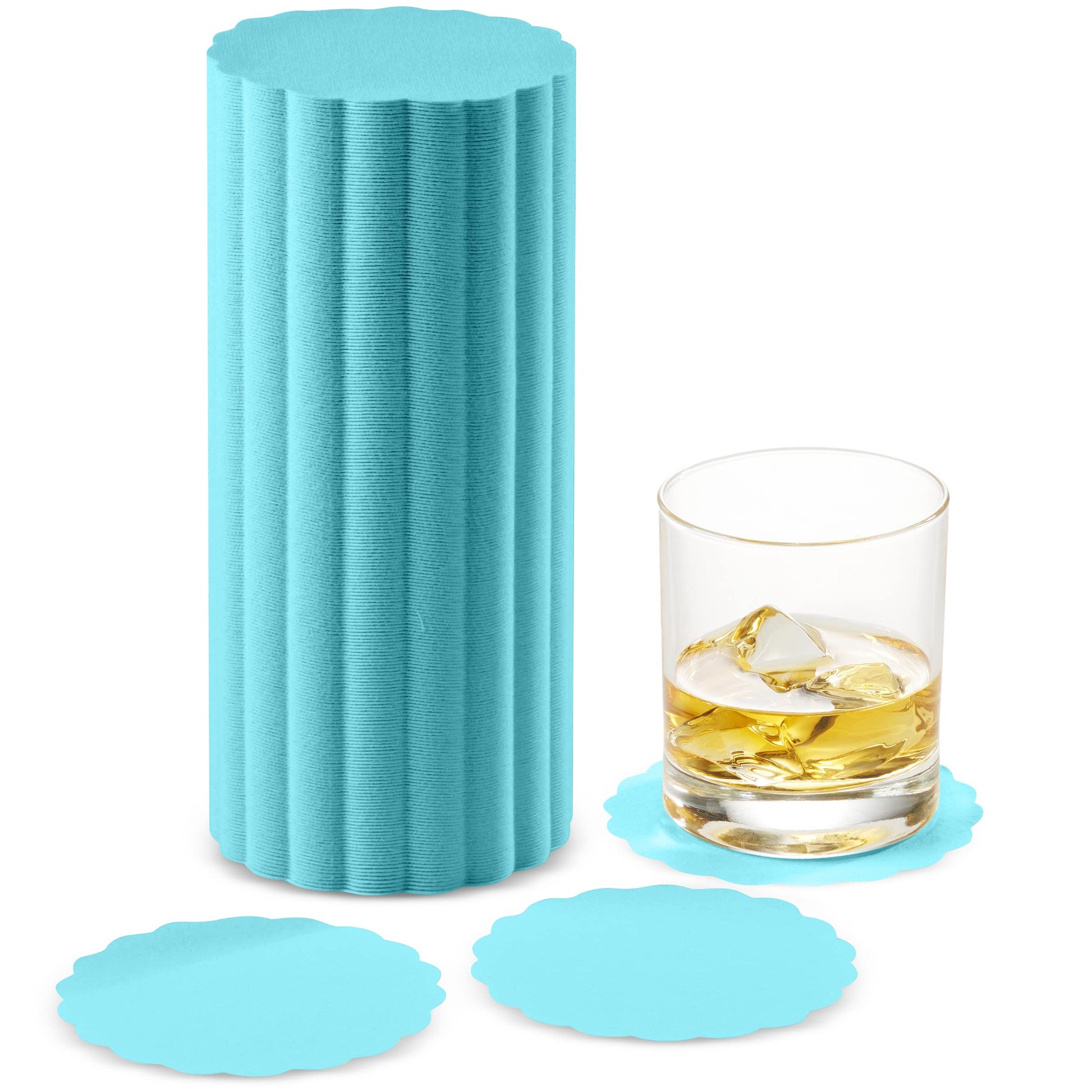 Disposable Linen-Feel Coasters | Airlaid Paper, 3.5", 500-Pack - Naptec Paper - BloominGoods