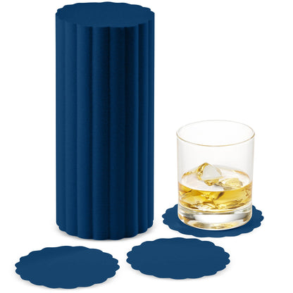 Disposable Linen-Feel Coasters | Airlaid Paper, 3.5", 500-Pack - Naptec Paper - BloominGoods
