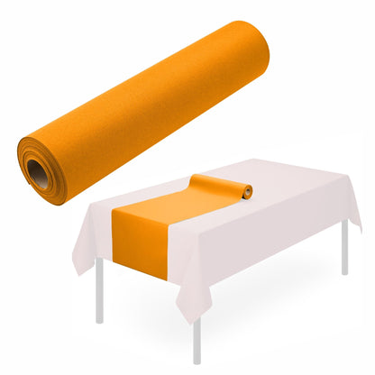 Disposable Linen-Like Table Runner Roll - Airlaid Paper | 16" wide x 80' long, (48" perforations) - Naptec Paper - Servietto