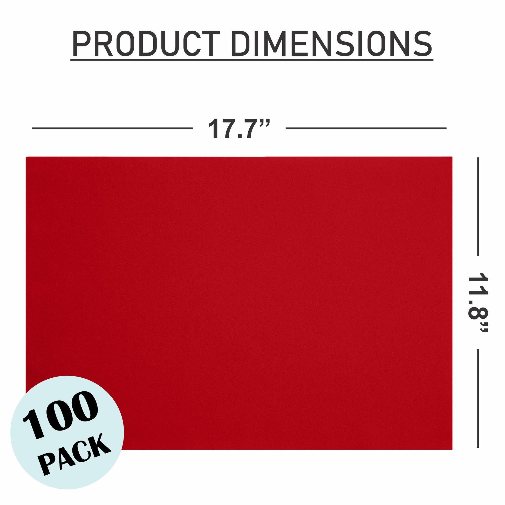 Disposable Linen-Feel Placemats| Airlaid Paper, 12"x18", 100-Pack - Naptec Paper - Servietto