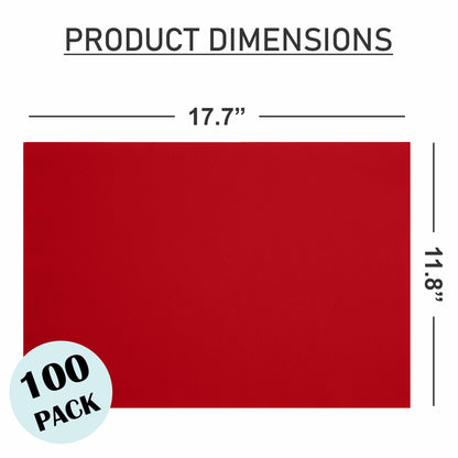 Disposable Linen-Feel Placemats| Airlaid Paper, 12"x18", 100-Pack - Naptec Paper - Servietto
