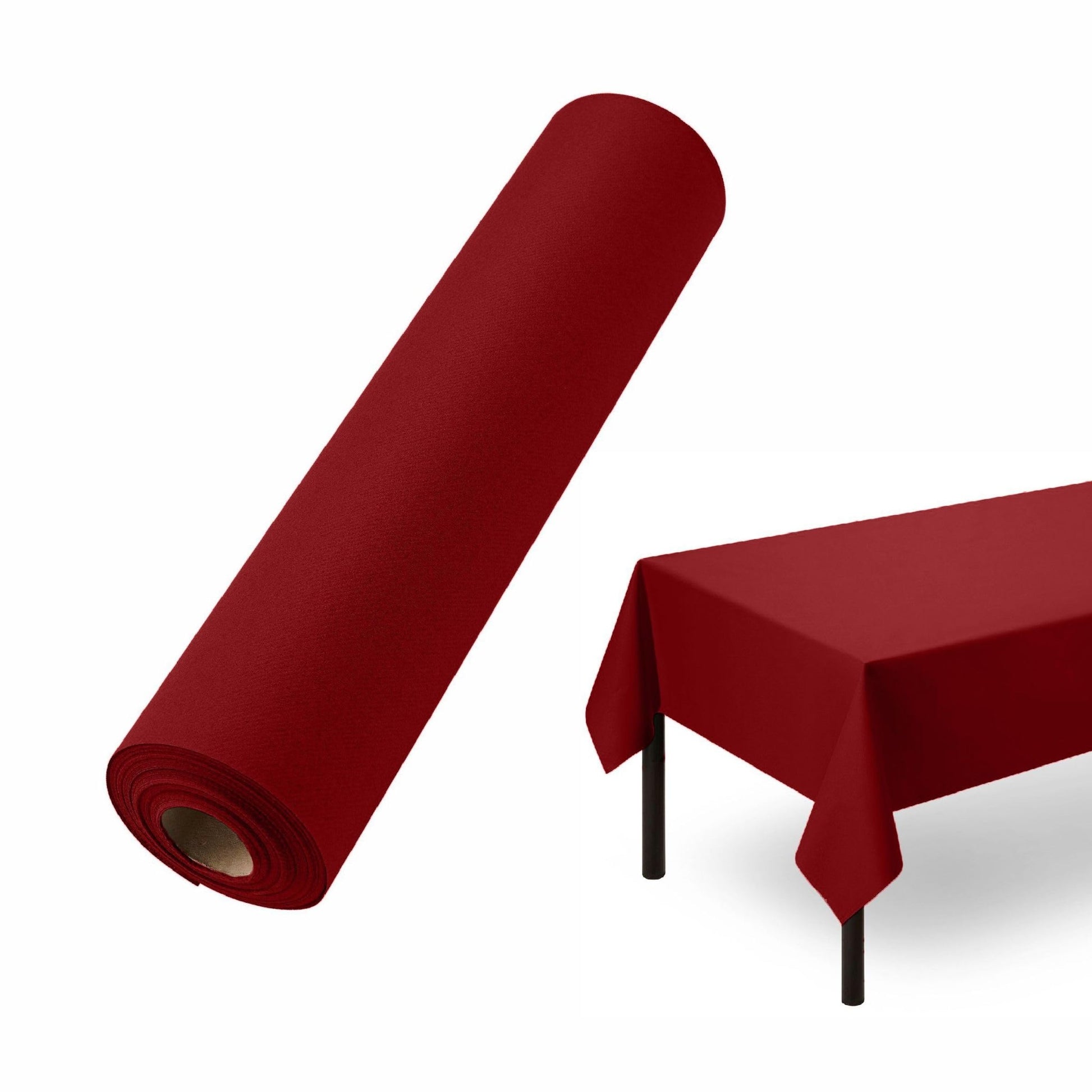 Disposable Linen-Like Table Cloth Roll - Airlaid Paper | 55" wide x 80' long - Naptec Paper - Servietto