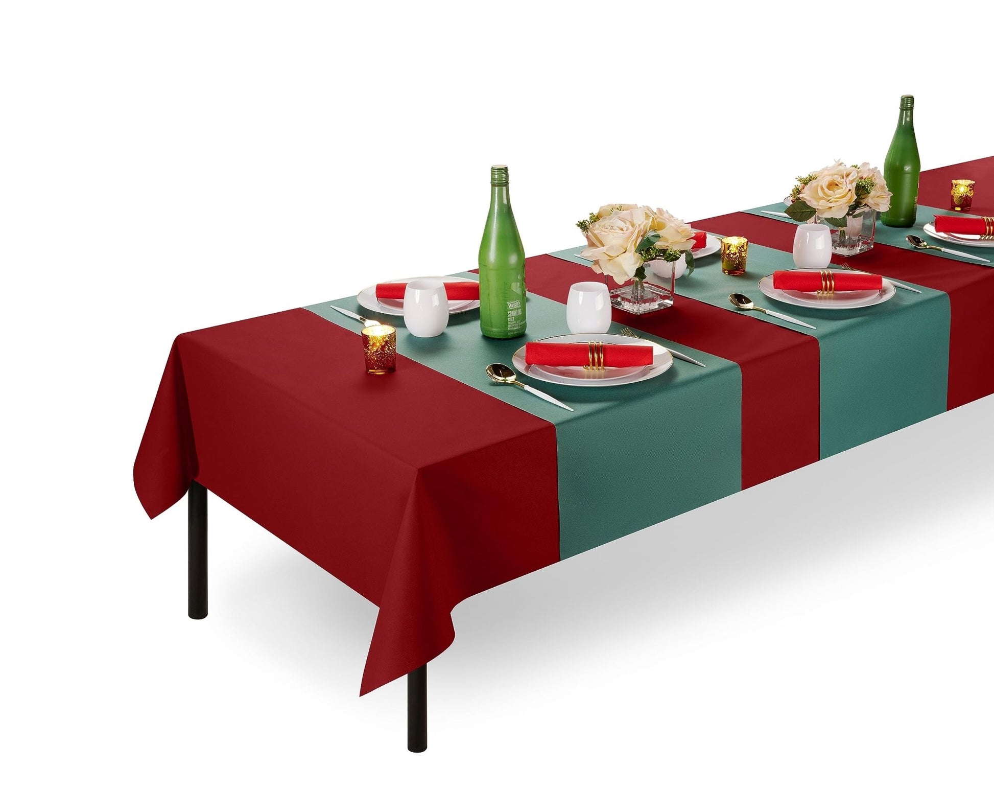Disposable Linen-Like Table Cloth Roll - Airlaid Paper | 55" wide x 80' long - Naptec Paper - Servietto