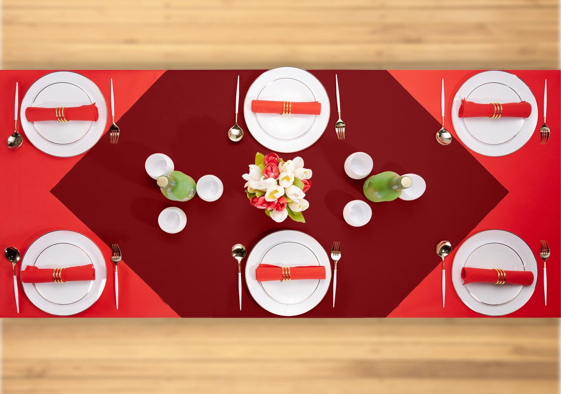Disposable Linen-Like Folded Table Cloths - Airlaid Paper - Naptec Paper - Servietto