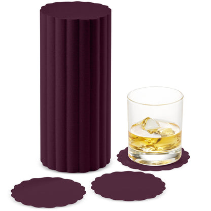 Disposable Linen-Feel Coasters | Airlaid Paper, 3.5", 500-Pack - Naptec Paper - BloominGoods