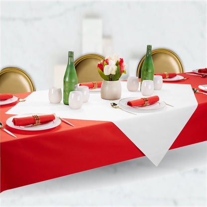 Disposable Linen-Like Folded Table Cloths - Airlaid Paper - Naptec Paper - Servietto