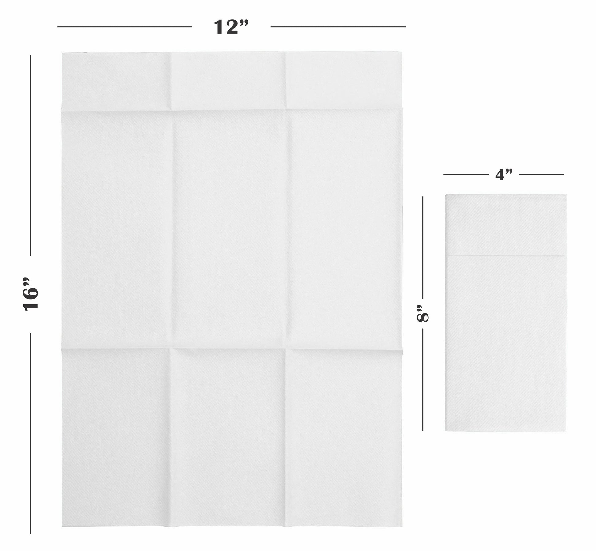 Disposable Linen-Feel Dinner Pocket Napkins | Airlaid Paper, 12"x16" - Naptec Paper - Servietto