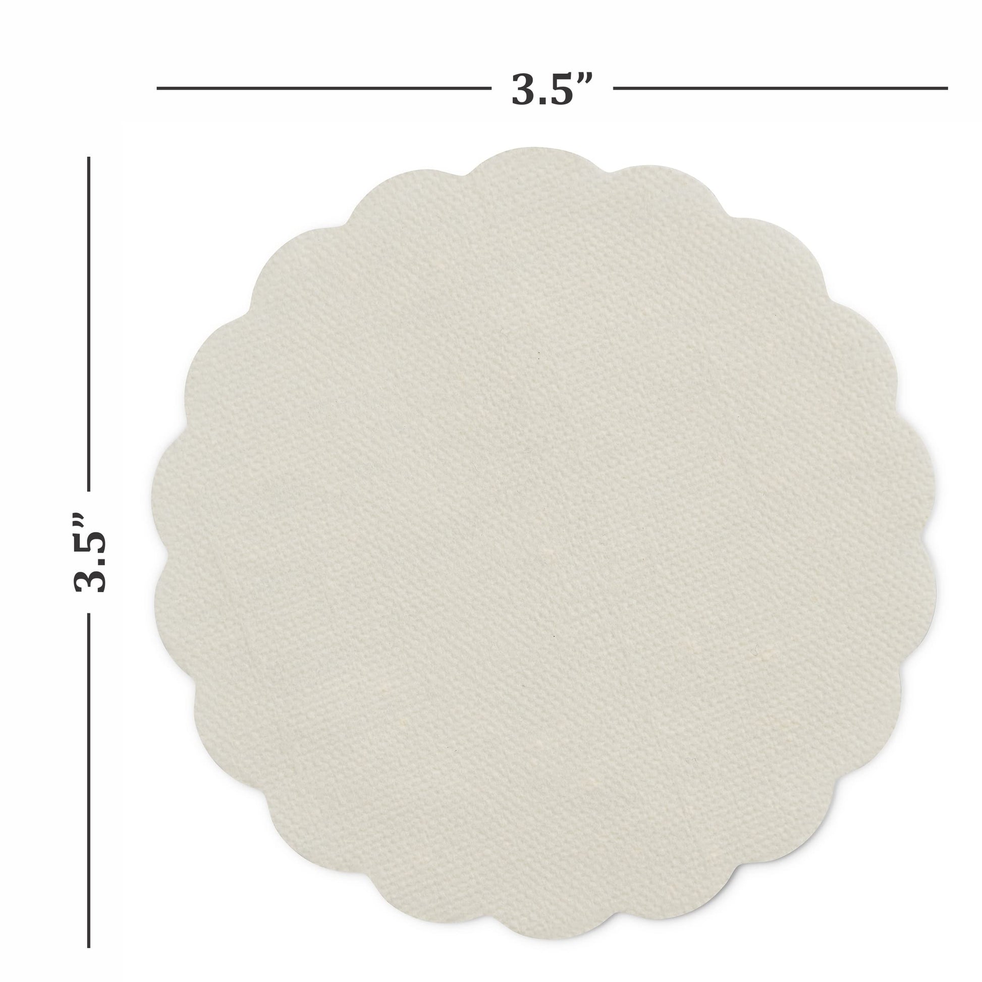 Disposable Linen-Feel Coasters | Airlaid Paper, 3.5", 500-Pack - Naptec Paper - BloominGoods