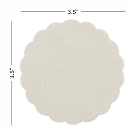 Disposable Linen-Feel Coasters | Airlaid Paper, 3.5", 500-Pack - Naptec Paper - BloominGoods