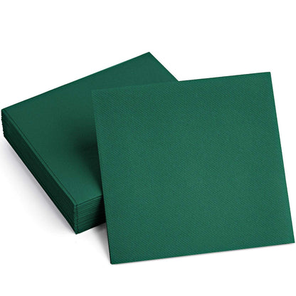 Disposable Linen-Feel Cocktail Napkins | Airlaid Paper, 8"x8" (unfolded), 100-Pack - Naptec Paper - BloominGoods