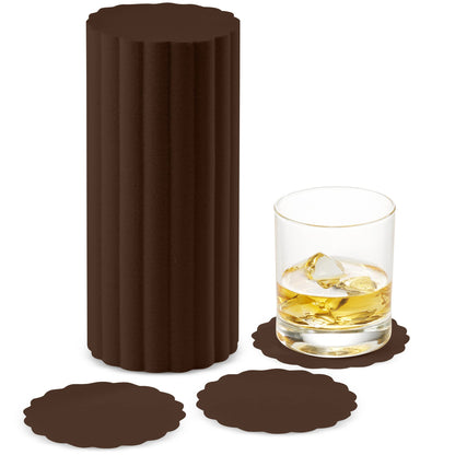 Disposable Linen-Feel Coasters | Airlaid Paper, 3.5", 500-Pack - Naptec Paper - BloominGoods