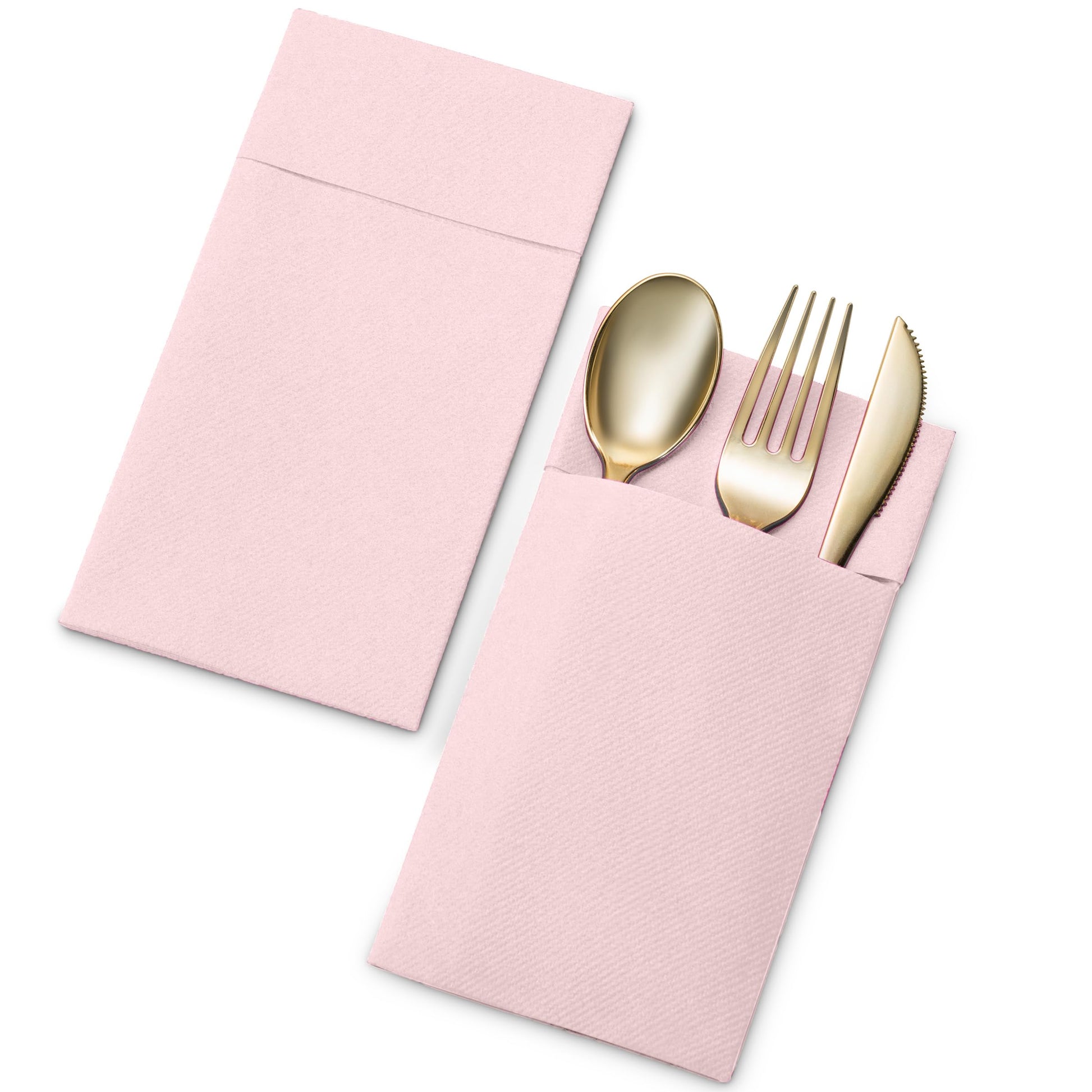 Disposable Linen-Feel Dinner Pocket Napkins | Airlaid Paper, 12"x16" - Naptec Paper - Servietto