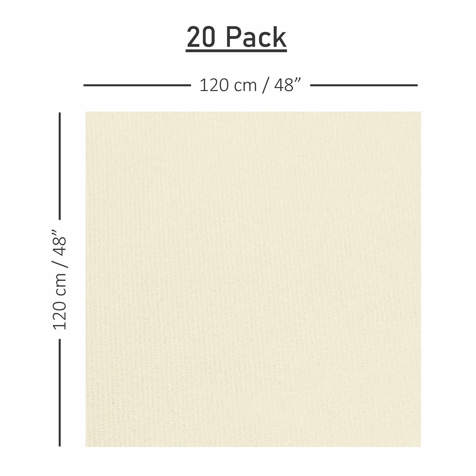 Disposable Linen-Like Folded Table Cloths - Airlaid Paper - Naptec Paper - Servietto