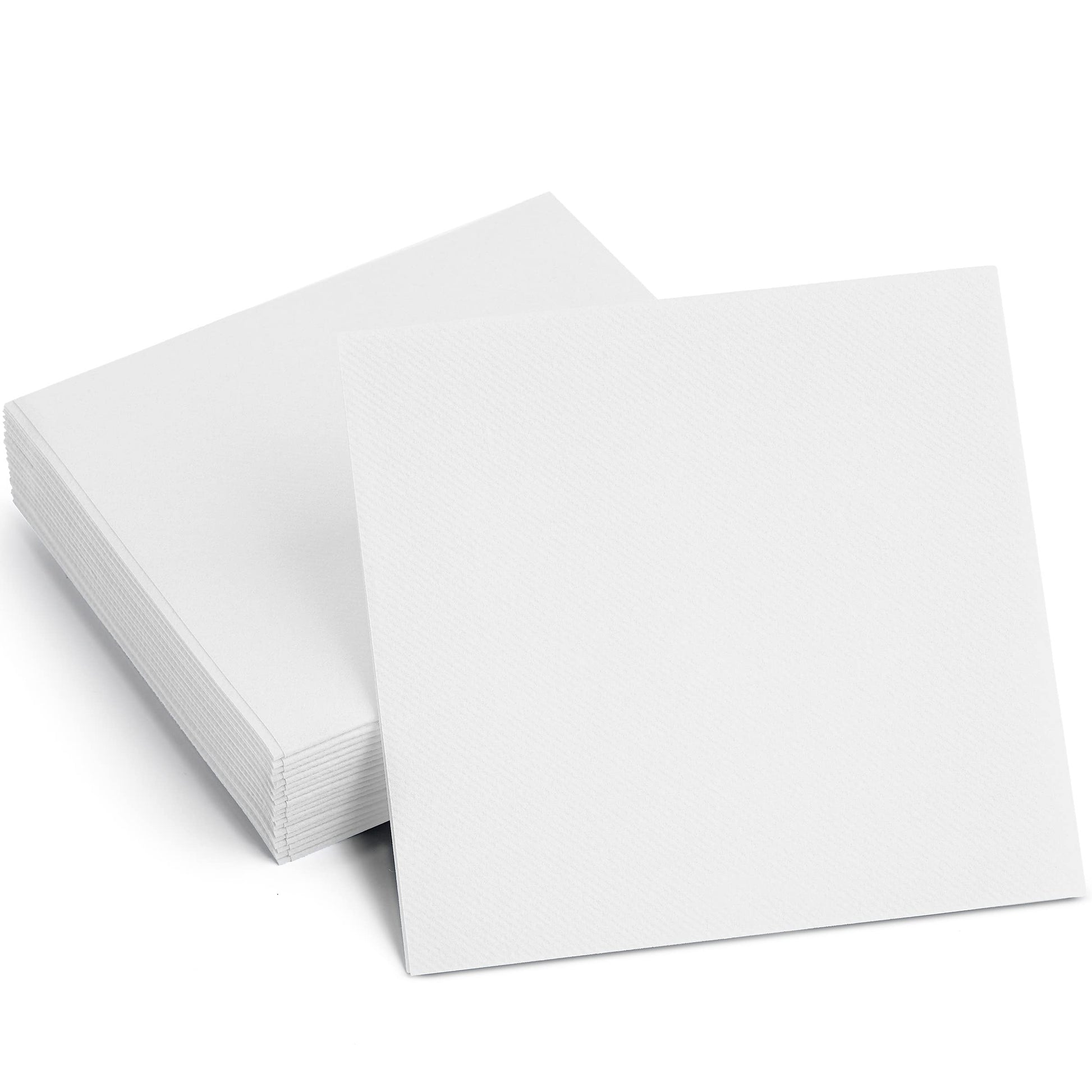 Disposable Linen-Feel Cocktail Napkins | Airlaid Paper, 8"x8" (unfolded), 100-Pack - Naptec Paper - BloominGoods