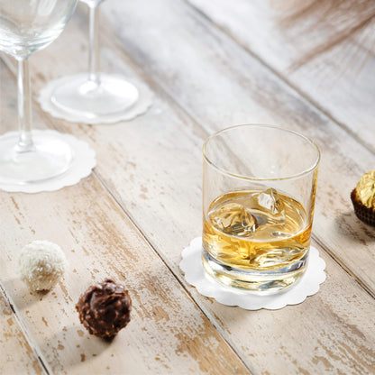 Disposable Linen-Feel Coasters | Airlaid Paper, 3.5", 500-Pack - Naptec Paper - BloominGoods