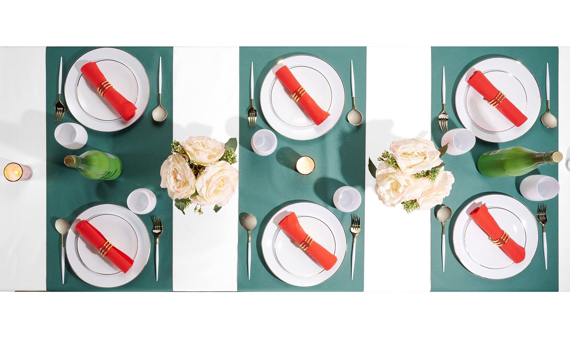 Disposable Linen-Like Table Cloth Roll - Airlaid Paper | 55" wide x 80' long - Naptec Paper - Servietto