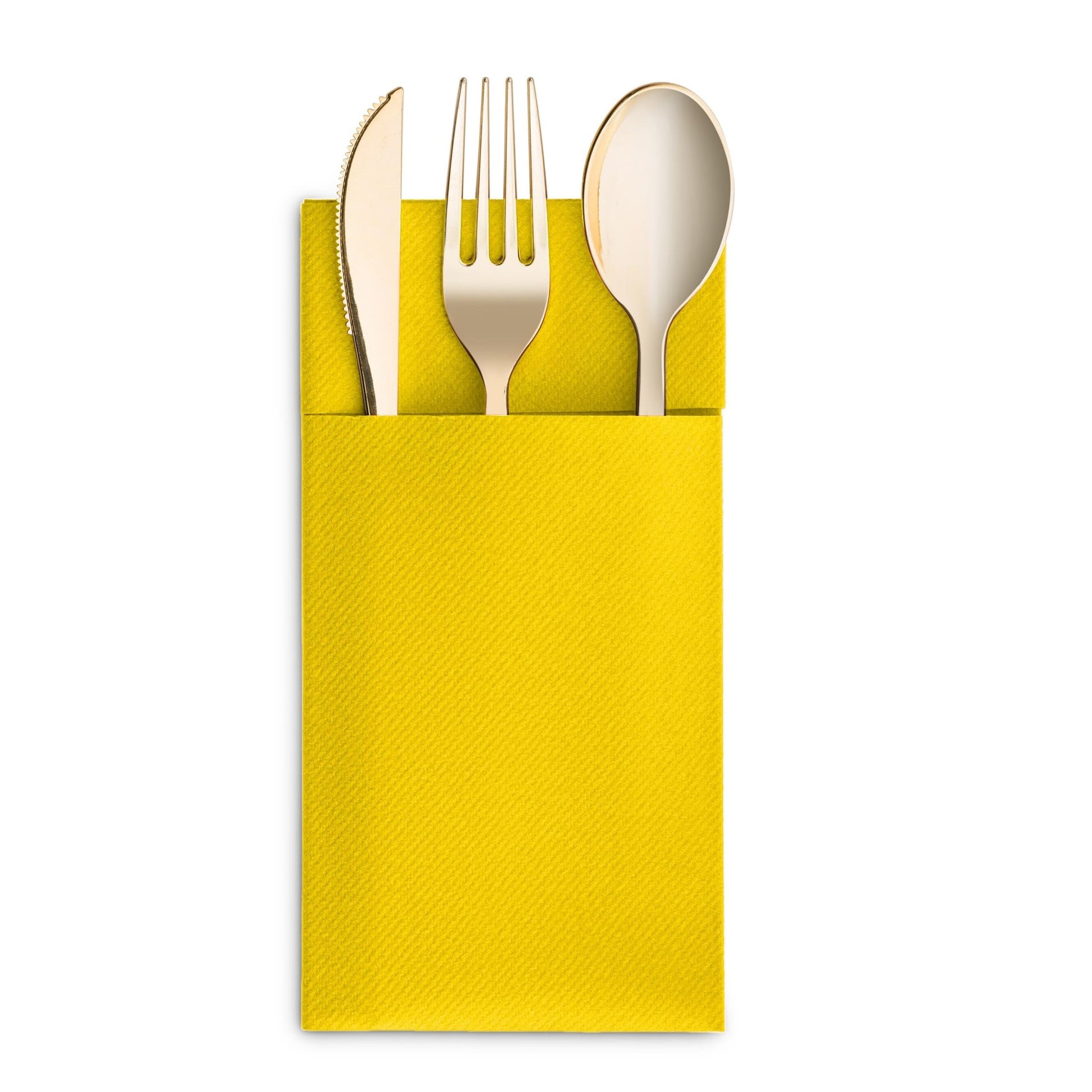 Disposable Linen-Feel Dinner Pocket Napkins | Airlaid Paper, 12"x16" - Naptec Paper - Servietto