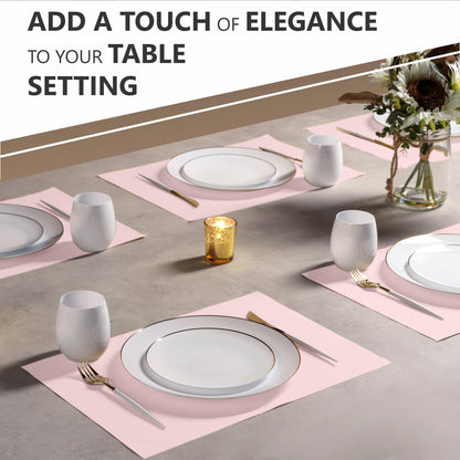 Disposable Linen-Feel Placemats| Airlaid Paper, 12"x18", 100-Pack - Naptec Paper - Servietto