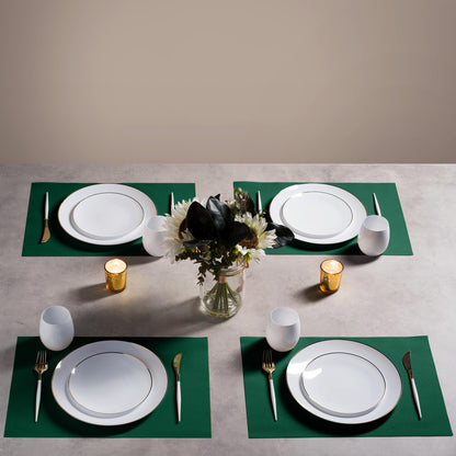 Disposable Linen-Feel Placemats| Airlaid Paper, 12"x18", 100-Pack - Naptec Paper - Servietto