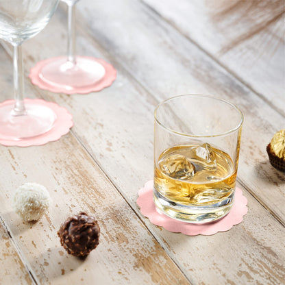 Disposable Linen-Feel Coasters | Airlaid Paper, 3.5", 500-Pack - Naptec Paper - BloominGoods