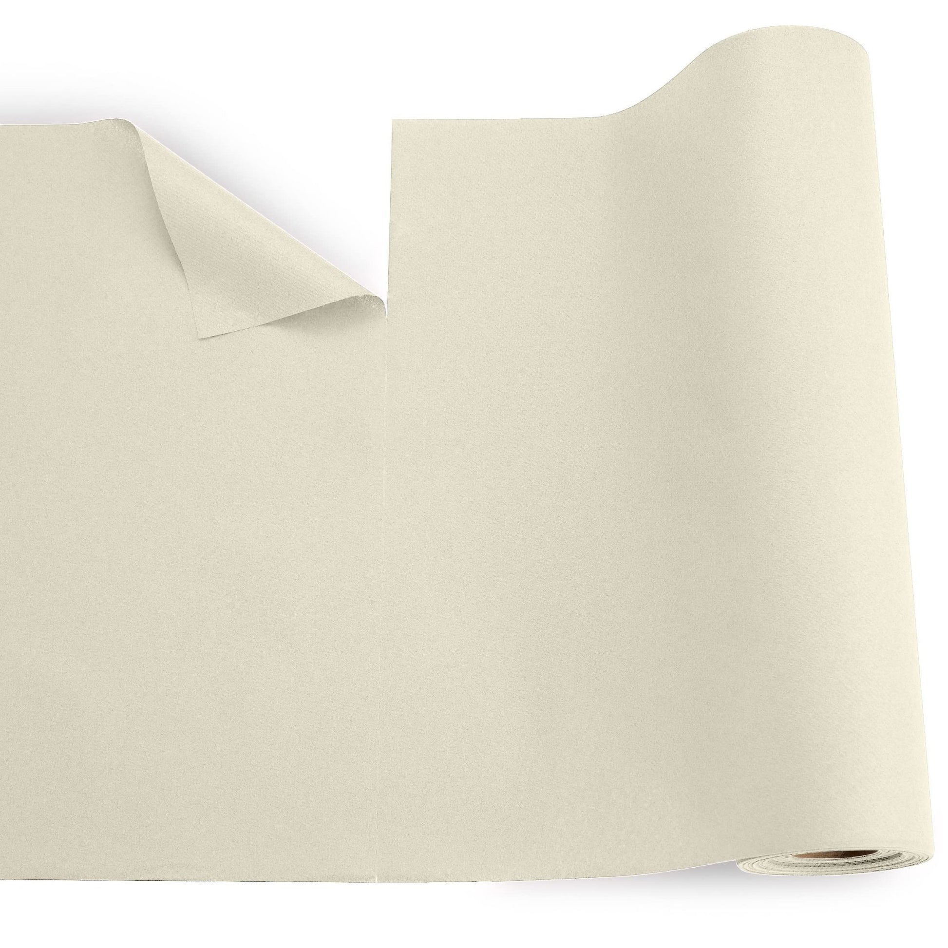 Disposable Linen-Like Table Runner Roll - Airlaid Paper | 16" wide x 80' long, (48" perforations) - Naptec Paper - Servietto