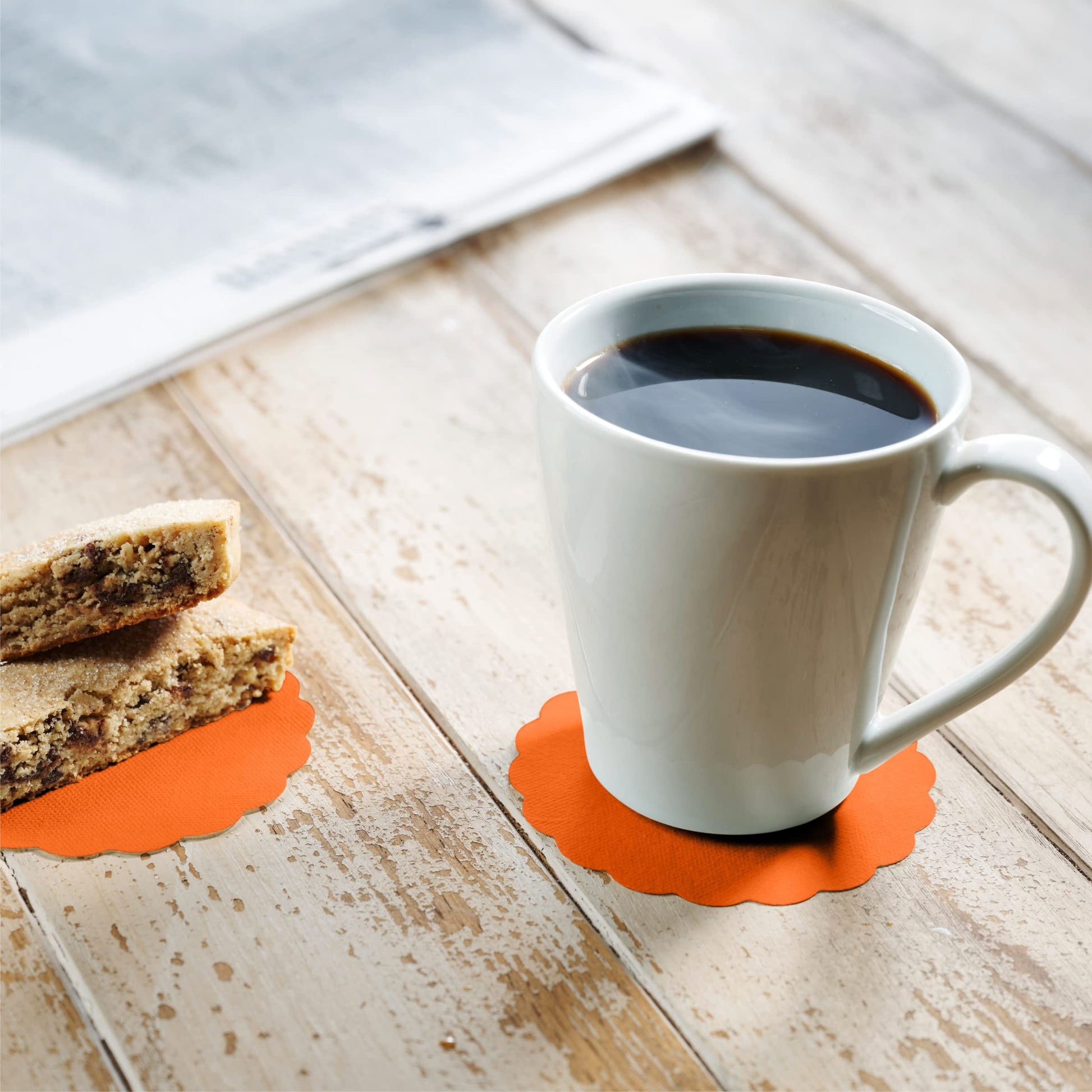 Disposable Linen-Feel Coasters | Airlaid Paper, 3.5", 500-Pack - Naptec Paper - BloominGoods