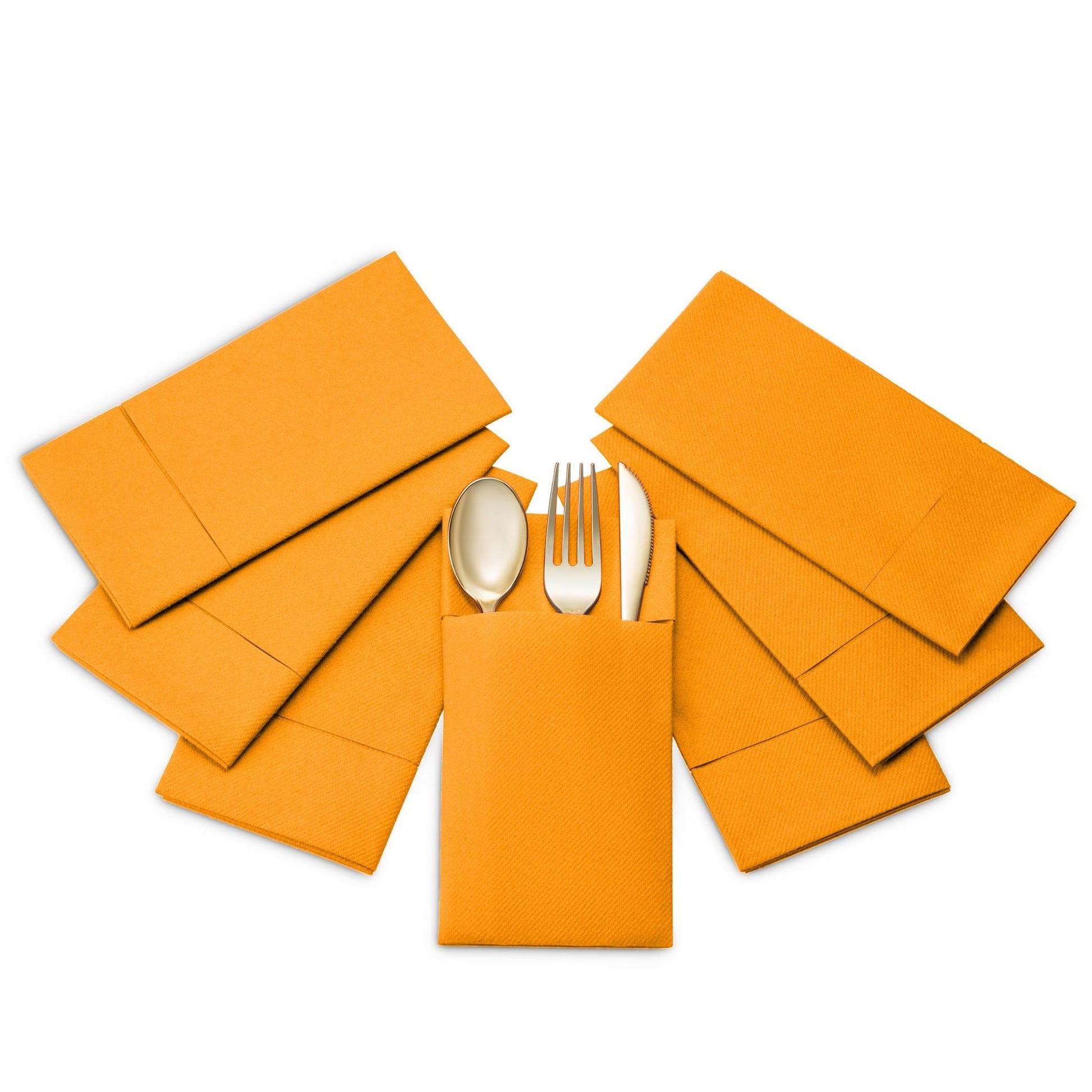 Disposable Linen-Feel Dinner Pocket Napkins | Airlaid Paper, 12"x16" - Naptec Paper - Servietto