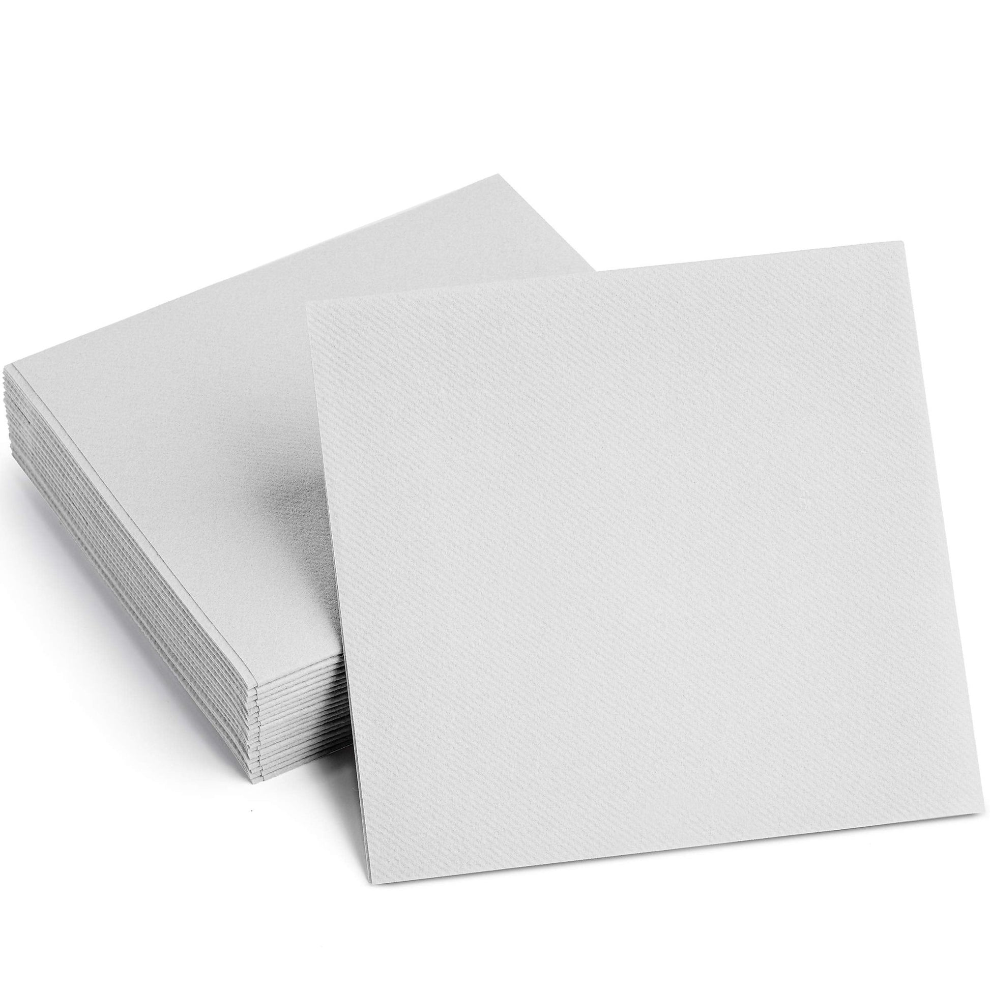 Disposable Linen-Feel Cocktail Napkins | Airlaid Paper, 8"x8" (unfolded), 100-Pack - Naptec Paper - BloominGoods