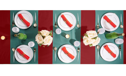 Disposable Linen-Like Table Cloth Roll - Airlaid Paper | 55" wide x 80' long - Naptec Paper - Servietto
