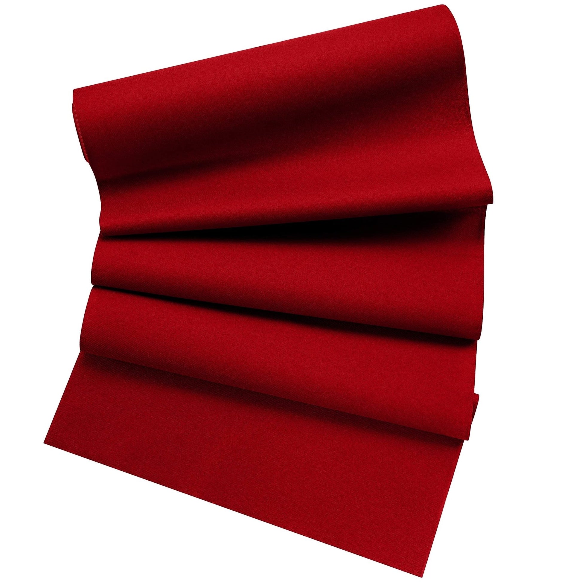Disposable Linen-Like Table Runner Roll - Airlaid Paper | 16" wide x 80' long, (48" perforations) - Naptec Paper - Servietto