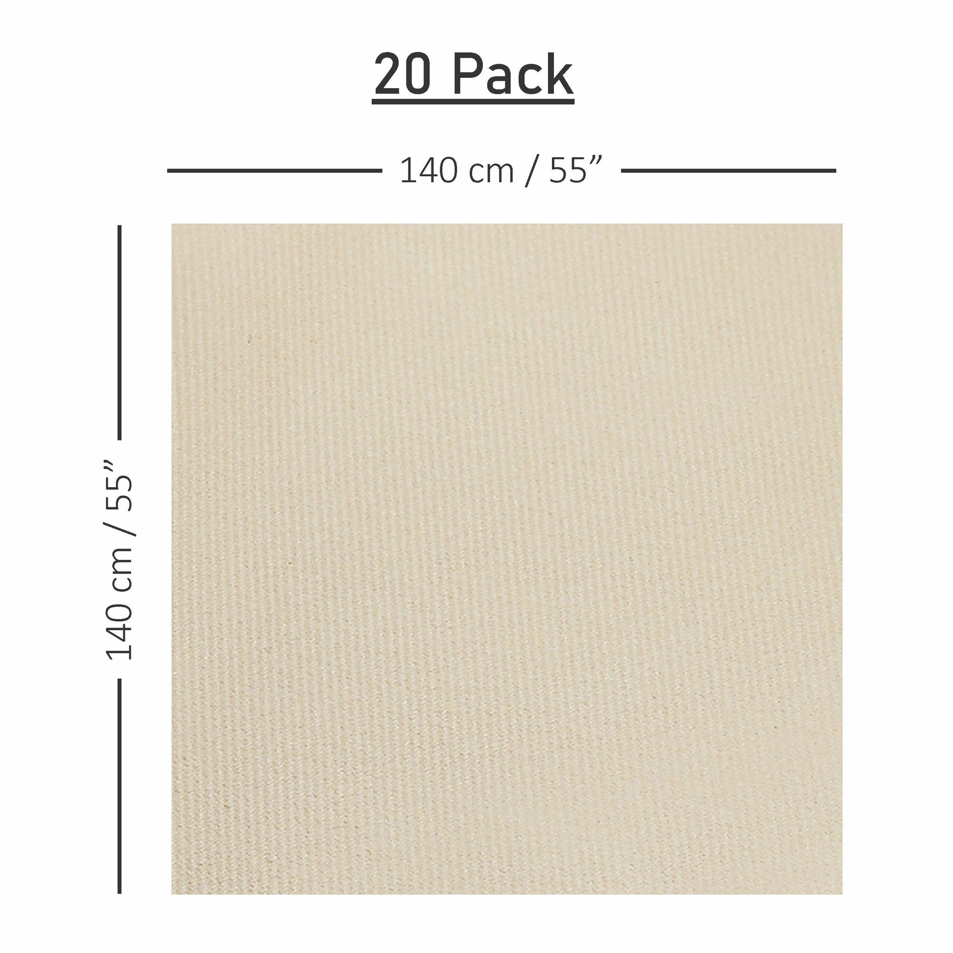 Disposable Linen-Like Folded Table Cloths - Airlaid Paper - Naptec Paper - Servietto